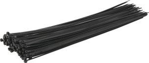 Collier nylon 4,8x380mm noir - 80 lots de 100 pcs