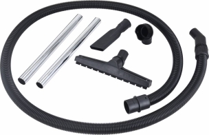 Aspirateur eau et poussières 60L 230V 2400W cuve INOX / 2 moteurs / flexible de 2m