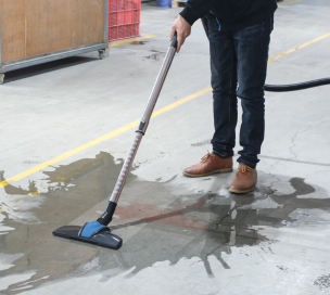 Aspirateur eau et poussière 30L 230V 1200W cuve inox/ prise électroportatif/ décolmatage/ souffleur