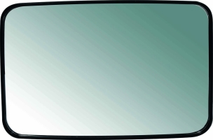 Coupelle de rétroviseur incassable 380x180mm fixation 16/28mm