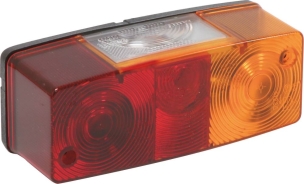 Feu arrière rectangle droit 4 fonctions 2706 - blister