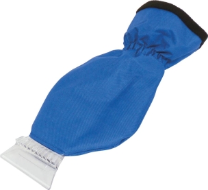 Raclette givre avec gant polaire