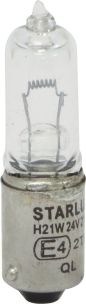 Ampoule halogène 24V 21W pour gyrophare - blister de 2 pcs
