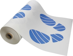 Tapis de sol papier 80g pour voiture - rouleau de 250 pcs