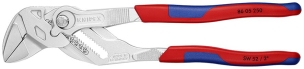 Pince-clé 250mm - bi-matière - chromée - ouverture 52mm