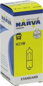 Ampoule témoin 24V H21W BAY9s - lot de 10 pcs