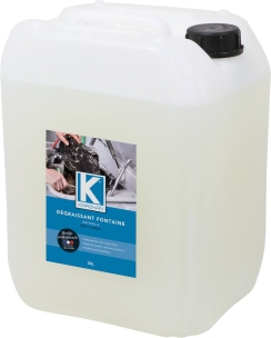 Solvant dégraissant lessiviel BIO pour fontaine de nettoyage - lot de 24 bidons de 20L