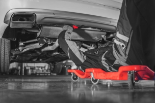 Chariot de visite 6 roues monobloc PVC 110kg