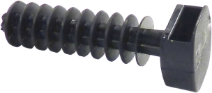 Cheville nylon d'installation Col-ty 8mm noir - lot de 100 pcs