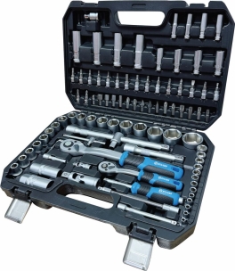 Coffret de douilles 1/4" et 1/2" - 108 pcs