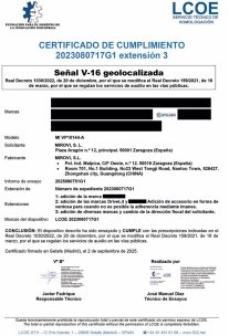 Balise de secours connectée V16