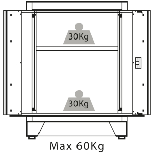 Meuble bas 2 portes