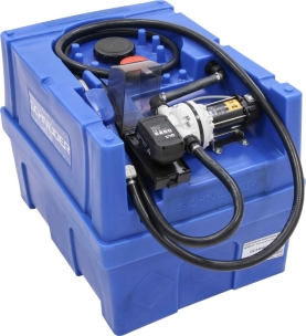 Cuve de ravitaillement AdBlue® 200L sur batterie avec pompe 35 l/min - batterie 4Ah et chargeur