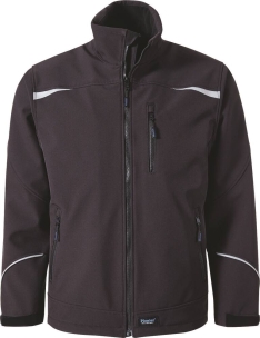 Veste de travail softshell 280g/m² noir XXL