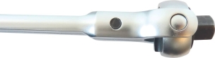 Cliquet 1/4" 72 dents réversible tête boule 360° avec bouton poussoir