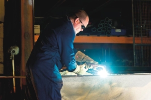 Toile anti-chaleur 1300°C 2x1,8m - utilisation horizontale et verticale