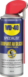Lubrifiant au silicone avec tête 2 jets - lot de 12 aérosols 400ml