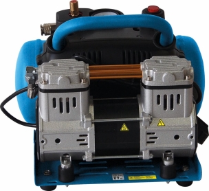 Compresseur 6L 8 bar 1,5CV 230V silencieux