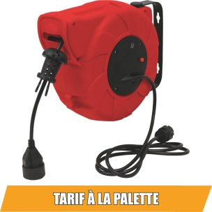Enrouleur électrique automatique HO5VV-F 11m+2m 3G1,5mm² 230V