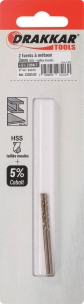 Foret à métaux HSS 5% cobalt 2mm - blister de 2 pcs