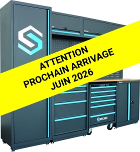 Mobilier d'atelier 4 éléments plateau bois 25mm