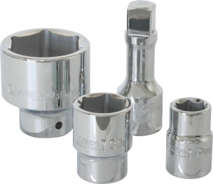 Coffret de douilles 3/4" 6 pans - 21 pcs