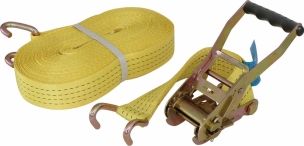 Sangle d'arrimage à cliquet séparé 50mm 7,5T 9m doigts écartés