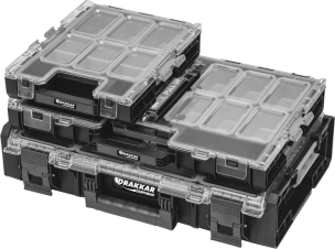 Mallette de rangement COBOX 6 godets 264x364x77mm