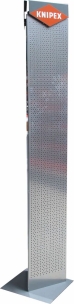 Présentoir totem triangulaire métal vide 390x390x1800mm - Knipex