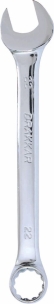 Clé mixte de 22mm full polish