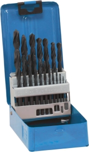 Coffret métal de 19 forets métaux HSS laminés de 1 à 10mm