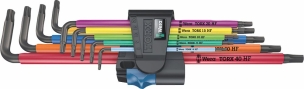 Clés mâles coudées Torx® longues de T8 à T40 - étui de 9pcs