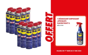 Dégrippant multifonctions avec tête 2 jets - lot de 12 aérosols 500ml