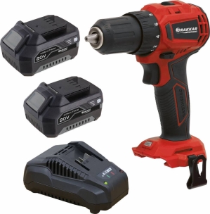 Perceuse visseuse brushless 20V 40Nm 2 batteries 4Ah Li-ion - mallette