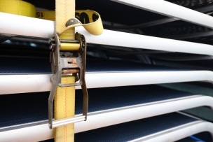 Sangle d'arrimage à cliquet séparé 50mm 6T 9m doigts écartés