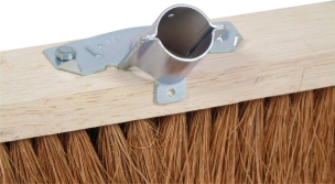 Balai coco d'atelier 600x60mm avec manche bois