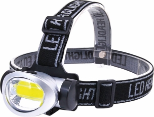 Lampe frontale LED 180 lumens à piles