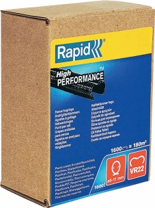 Agrafes grillage noires VR22 5-11mm - boîte de 1600 pcs