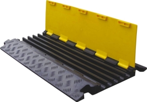 Passe-câble 5 voies 30/35mm en caoutchouc avec couvercle 910x500x45mm