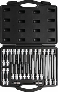 Douilles tournevis 1/2" avec embout Torx® - coffret de 32 pcs