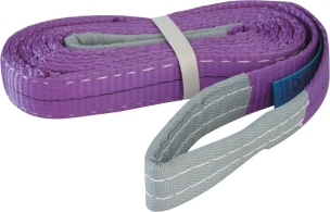 Elingue plate avec boucles 30mm 1T 1m violet - lot de 70 pcs