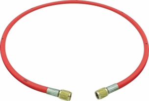 Flexible F1/4" / F1/4" SAE droit rouge 3m