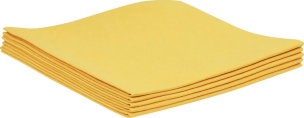 Microfibre 130 g/m² 400x380mm jaune non tissée 