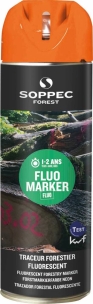 Peinture de marquage forestier 12 à 24 mois orange fluo - lot de 24 aérosols 500ml