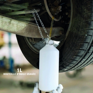 Vidangeur de circuit de frein 3L avec bouteille de récupération