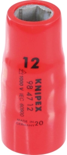 Douille 1/2" de 12mm isolée 1000V