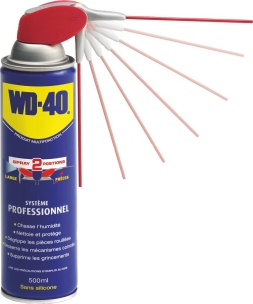 Dégrippant multifonctions avec tête 2 jets - lot de 12 aérosols 500ml