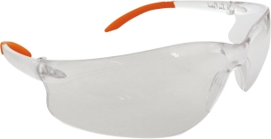 Lunettes de protection incolores avec branches fines