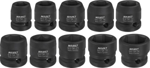 Douille à chocs 1/2" - jeu de 10 pcs