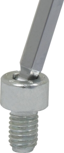 Clés mâles coudées hexagonales extra longues de 1,5 à 10mm - étui pivotant de 10 pcs